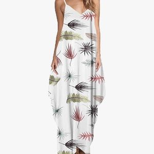 New Zanzea summer maxi dress spaghetti strap boho long casual sundress cover up
